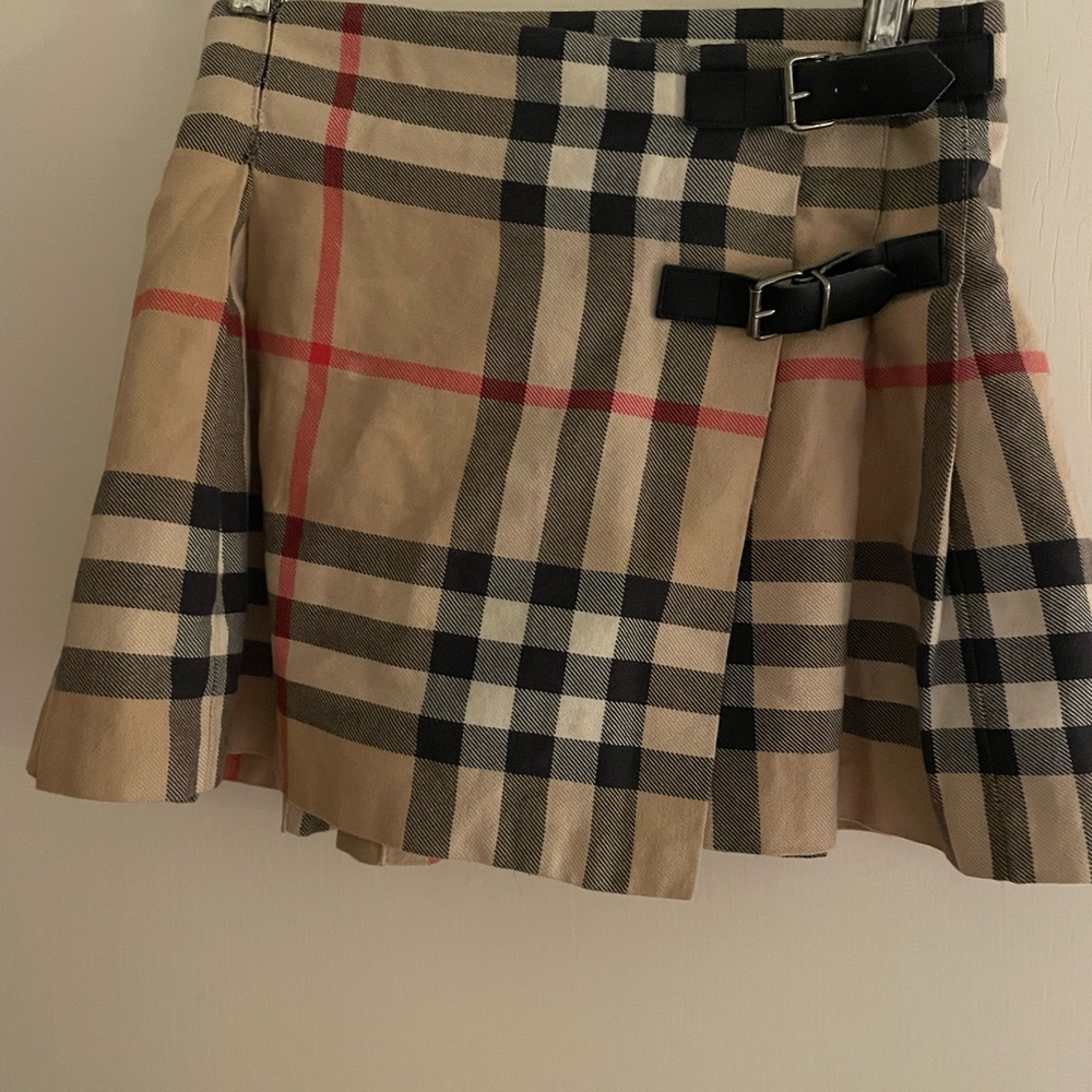 Kids Burberry Kilted Skirt